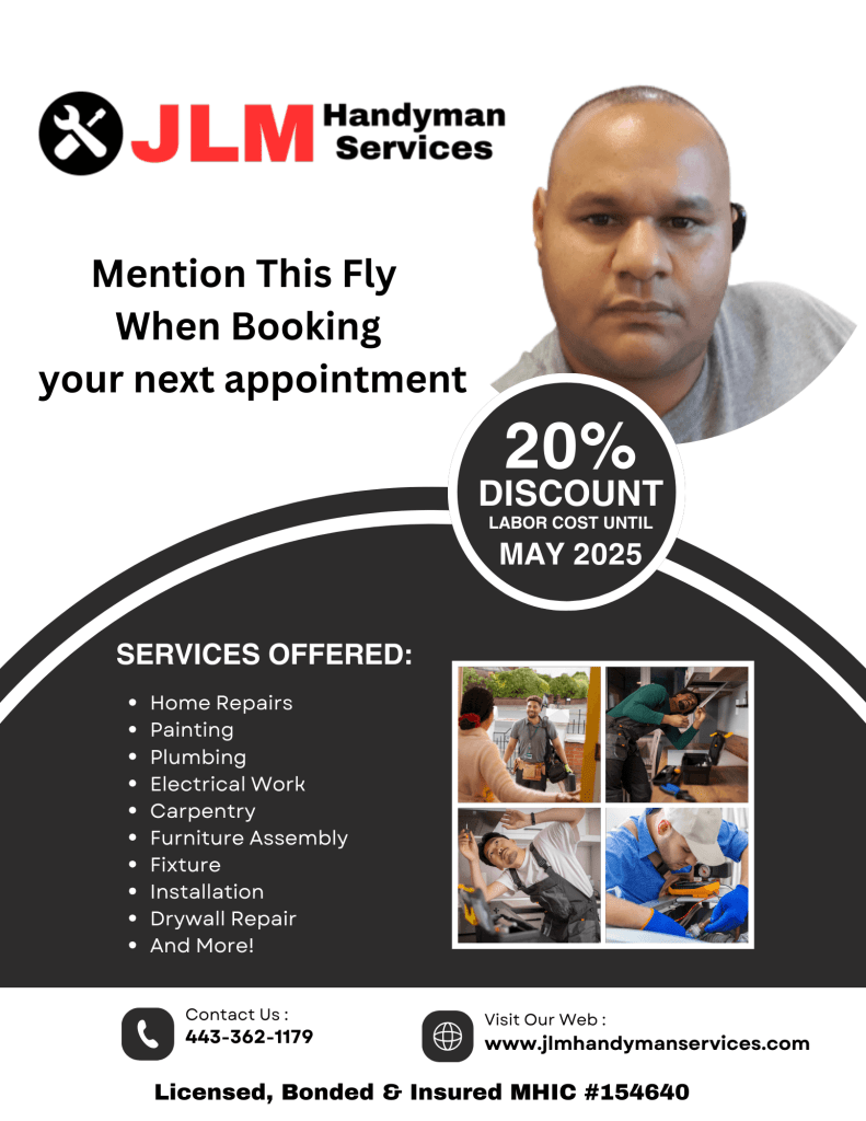 JLM Handyman Services Flyer